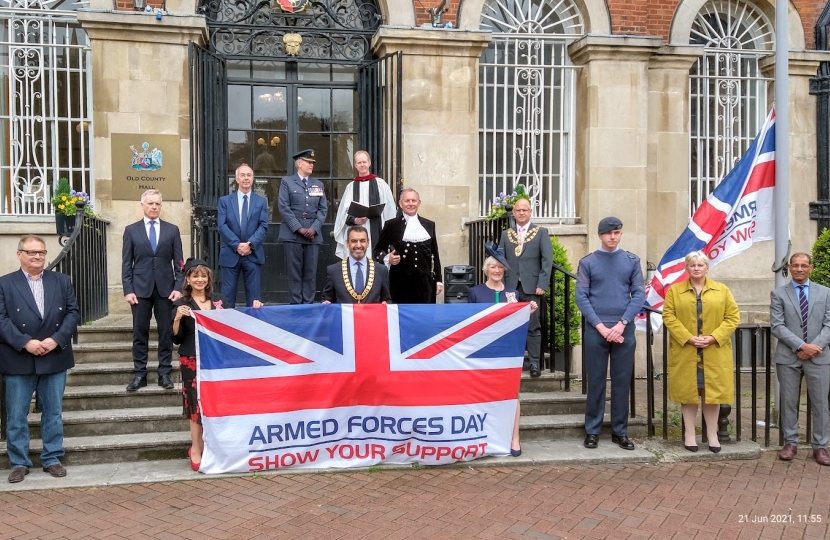 Rob Butler MP at Armed Forces Day