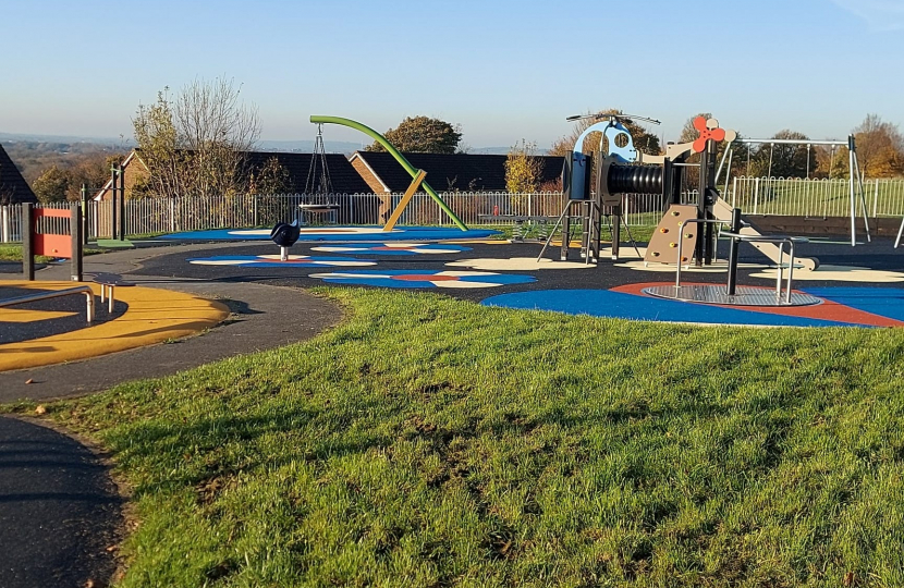 The Helicopter Park play equipment
