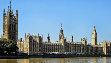 Houses of Parliament from Albert Embankment